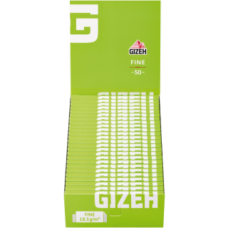 Gizeh Fine (grün)-Papier, 25 x 50 Blatt
