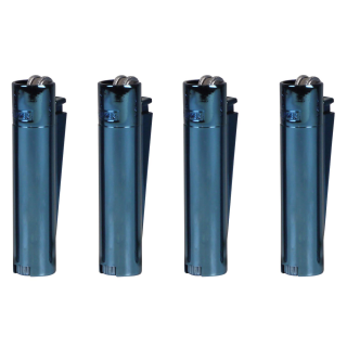 Clipper Feuerzeug Metall Deep blue  Sz