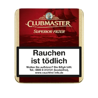 Clubmaster Superior Filter Red 20er