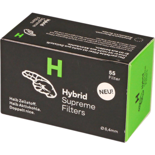 Hybrid Supreme Filters Zellstoff/Aktivkohle Ø 6,4mm
