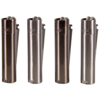 Clipper Feuerzeug Metall Carbon mit Einzelverpackung aus Metall