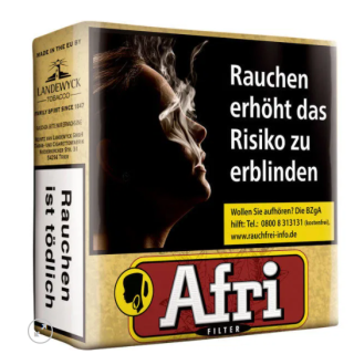 Eine Schachtel Afri Zigaretten