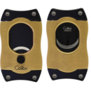 COLIBRI Cigarrenabschneider "S-Cut II" gold/schwarz 26mm
