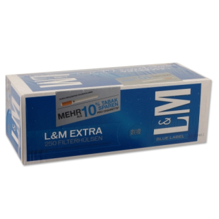 L&M Extra Filterhülsen Blue Label 250 Stück