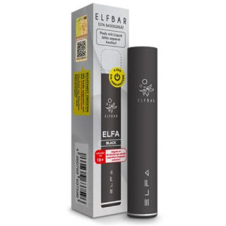 E-Zigarette ELFBAR Elfa CP schwarz 500mAh