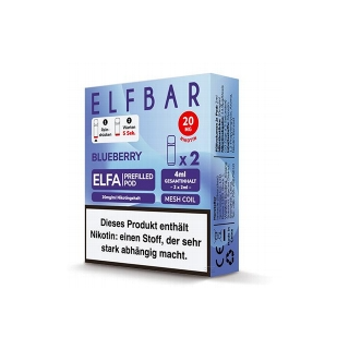 E-Liquidpod ELFBAR Elfa Blueberry 20 mg 2 Pods
